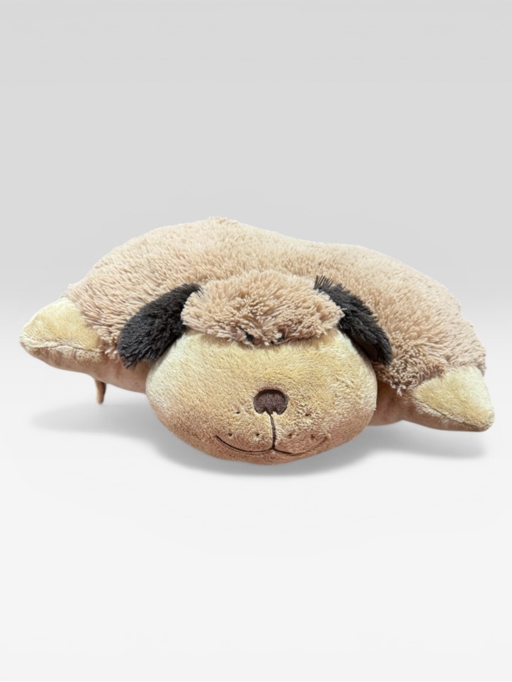 Pillow Pets Stuffed Plush Snuggly Brown Dog Pillow Pet 18" Soft Stuffed Toy